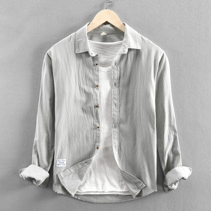 Grayson Breezy Cotton Long-Sleeve Shirt