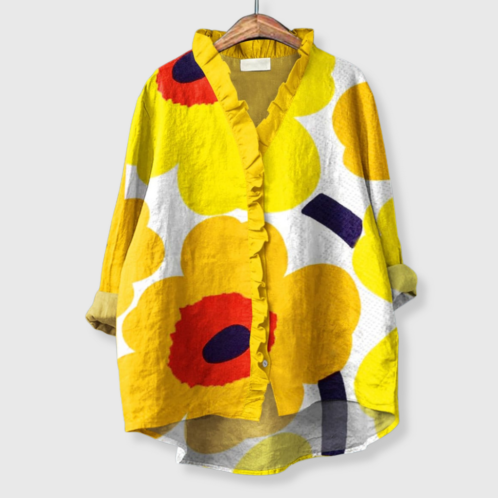 Elena | Sommerbluse mit Volants