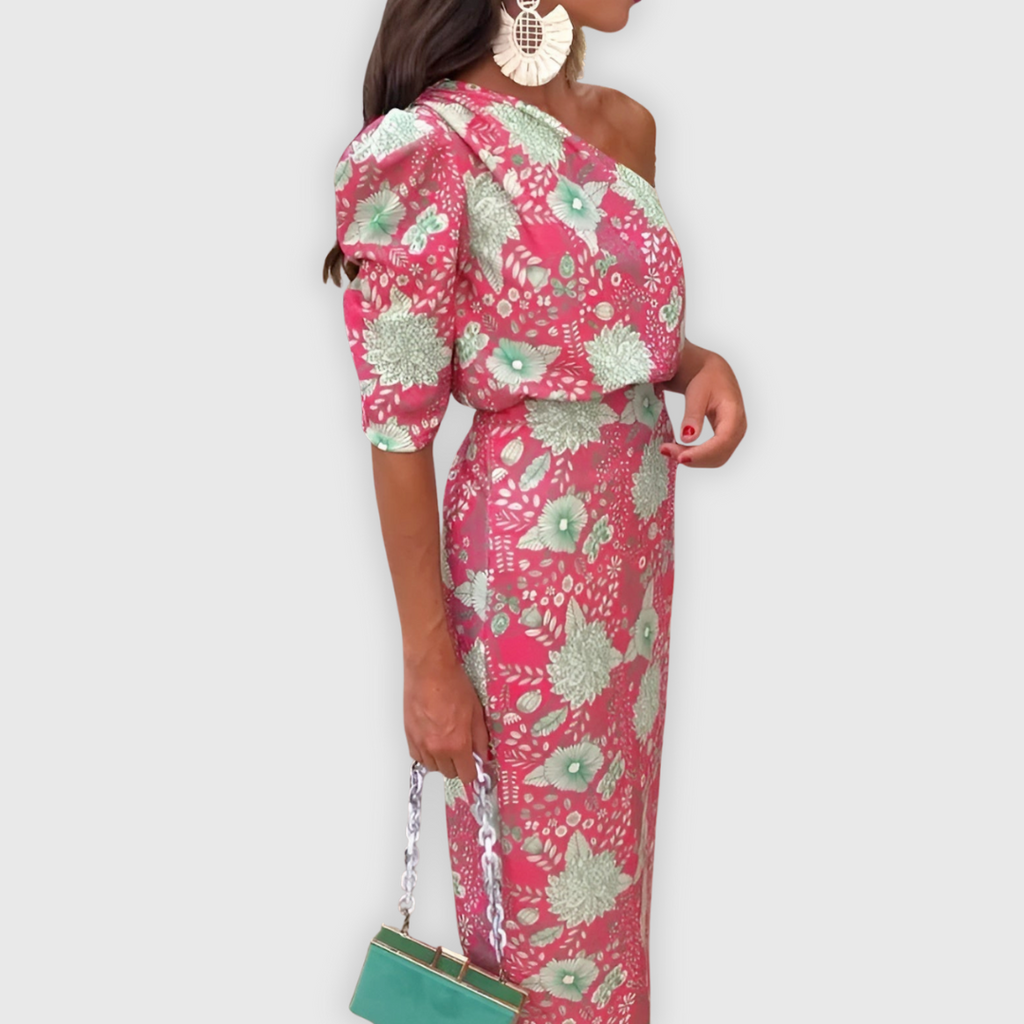 Emilia | Elegantes Kleid mit einer Schulter