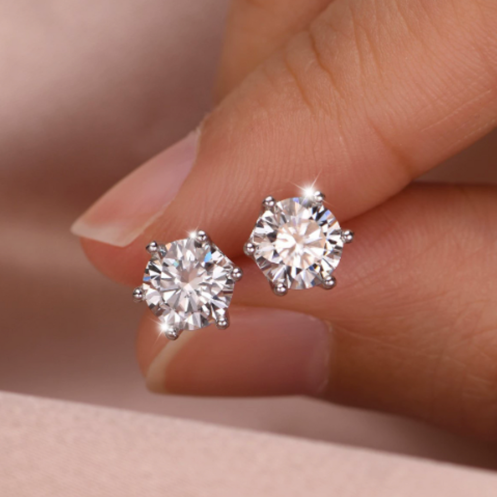 Destinee Ohrringe | Weißgold