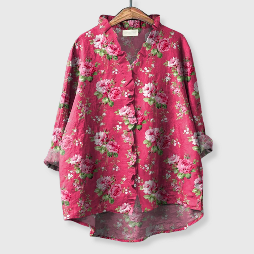 Clara | Sommerbluse mit Volants