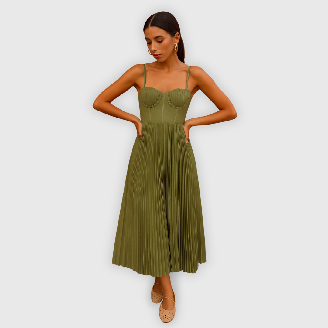 Lucia | Handgefertigtes Premium-Maxikleid