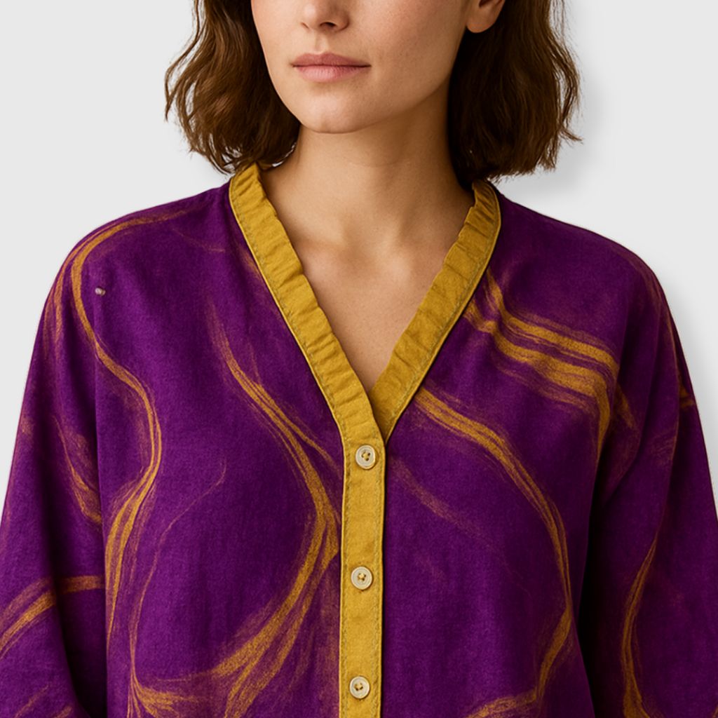 Bonella | Bluse mit Wirbelmuster