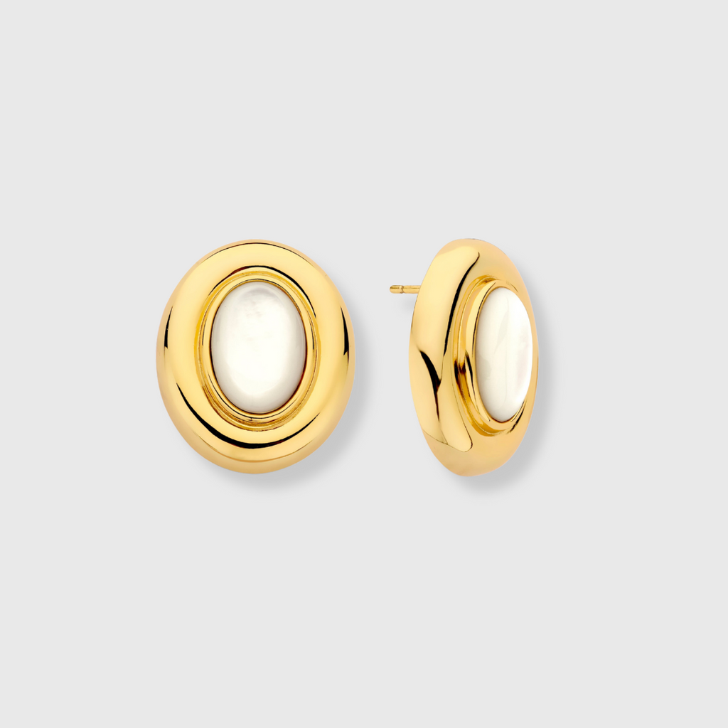 Giselle Perlenohrringe | Gold