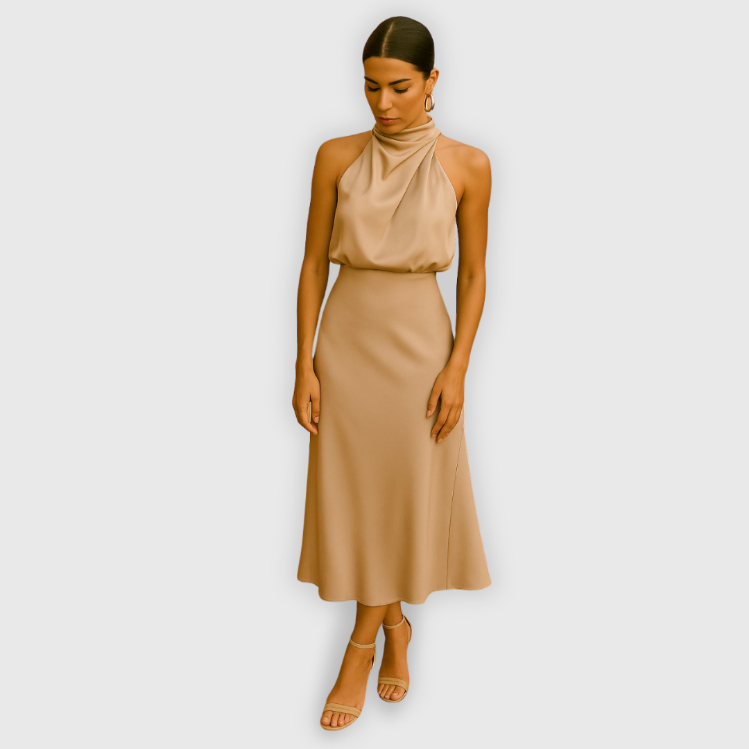 Verona | Handgefertigtes Premium-Satin-Kleid