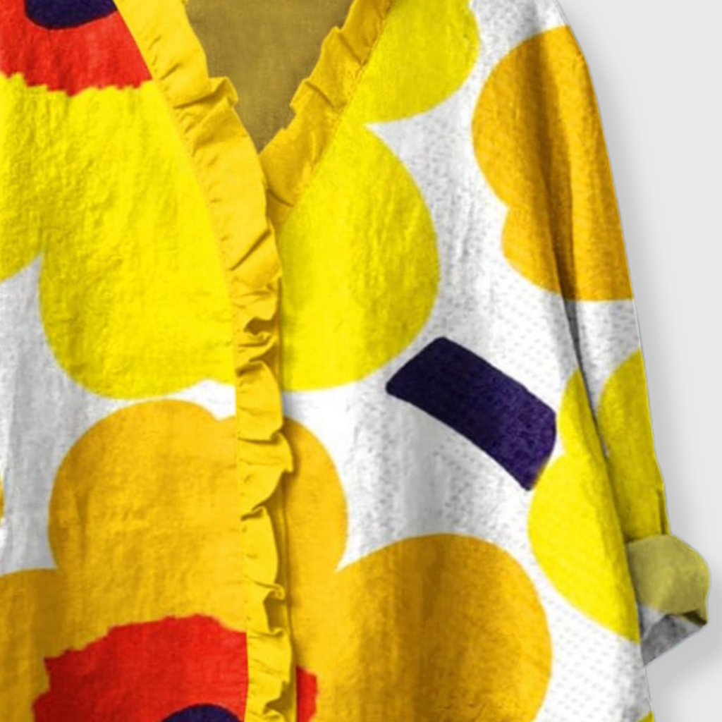 Elena | Sommerbluse mit Volants