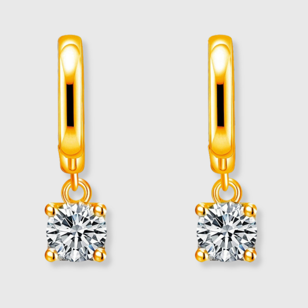 Aurora Square Drop Ohrringe | Gold