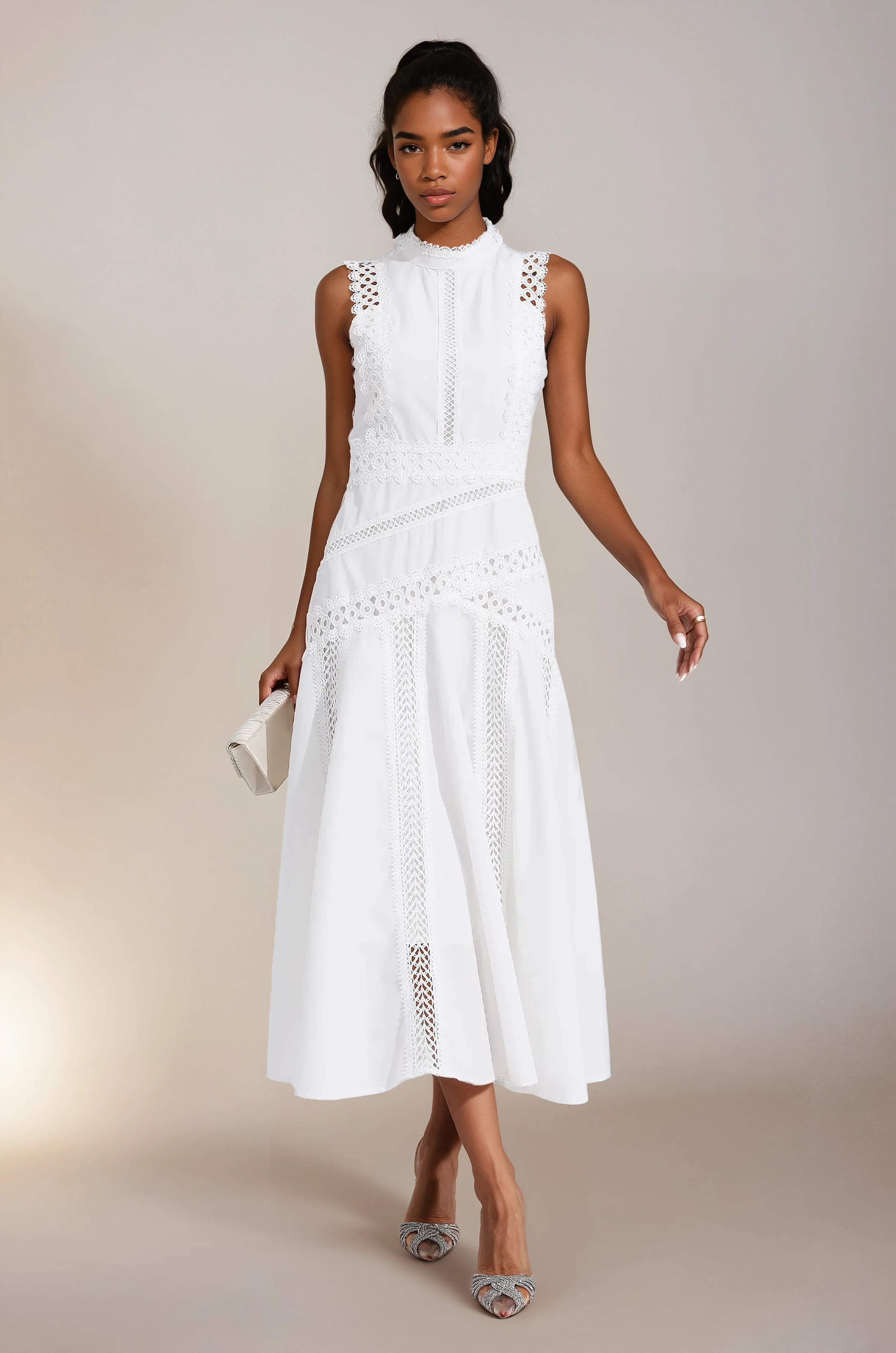 Giada | Kleid aus handgefertigter Spitze