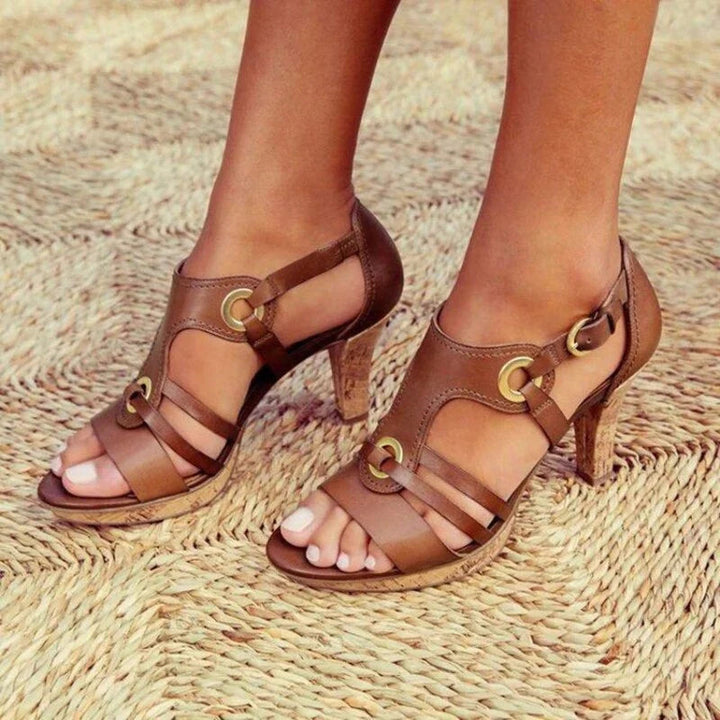 Annabella | Handgefertigte Premium-Sandalen mit Absatz