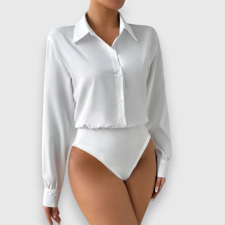 Amira – Eleganter Hemd-Body