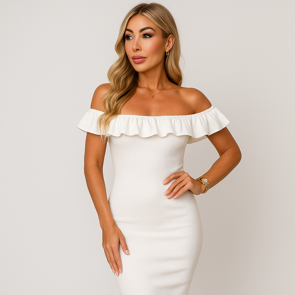 Sabrina | Bequemes Glamour Kleid