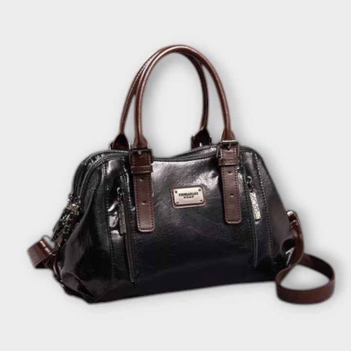 Léora. - Elegante Vintage-Schultertasche