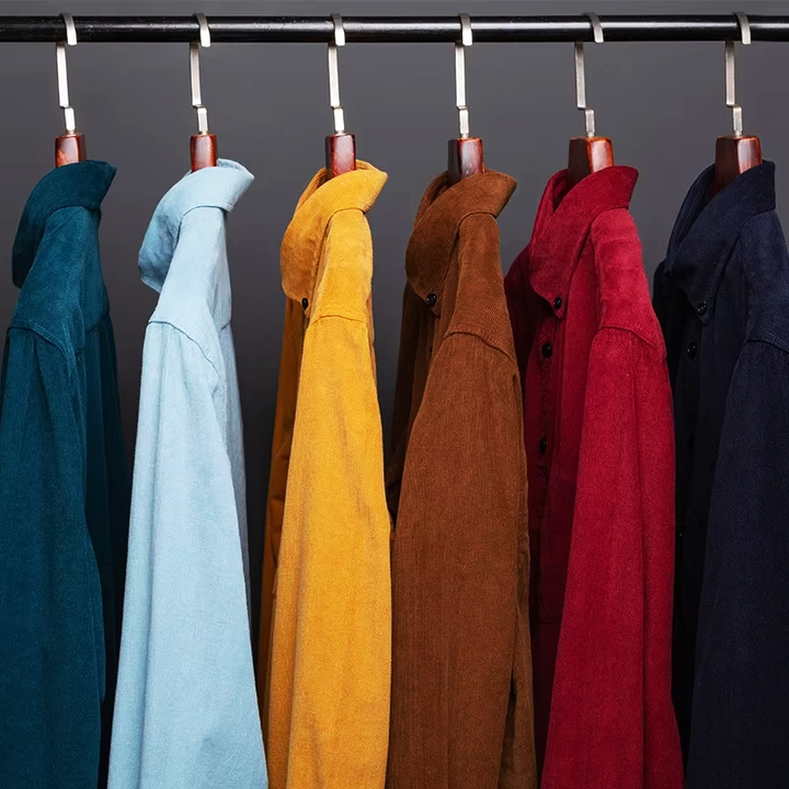 Harrison Fine Wale Cotton Corduroy Button-Up Shirt