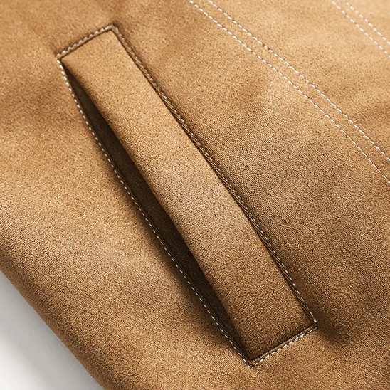 Irving Suede Trucker Jacket