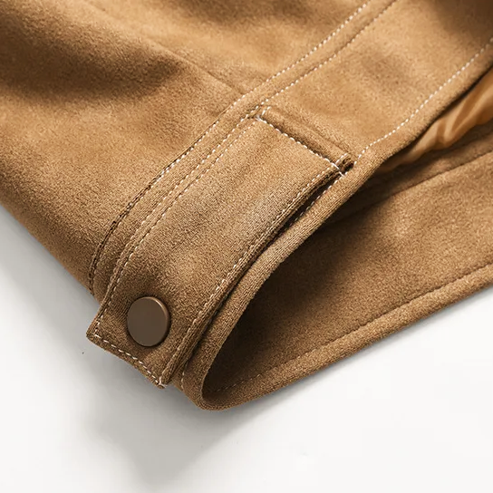 Irving Suede Trucker Jacket