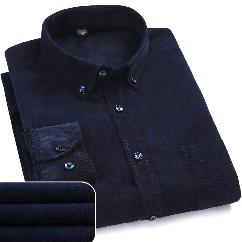 Harrison Fine Wale Cotton Corduroy Button-Up Shirt