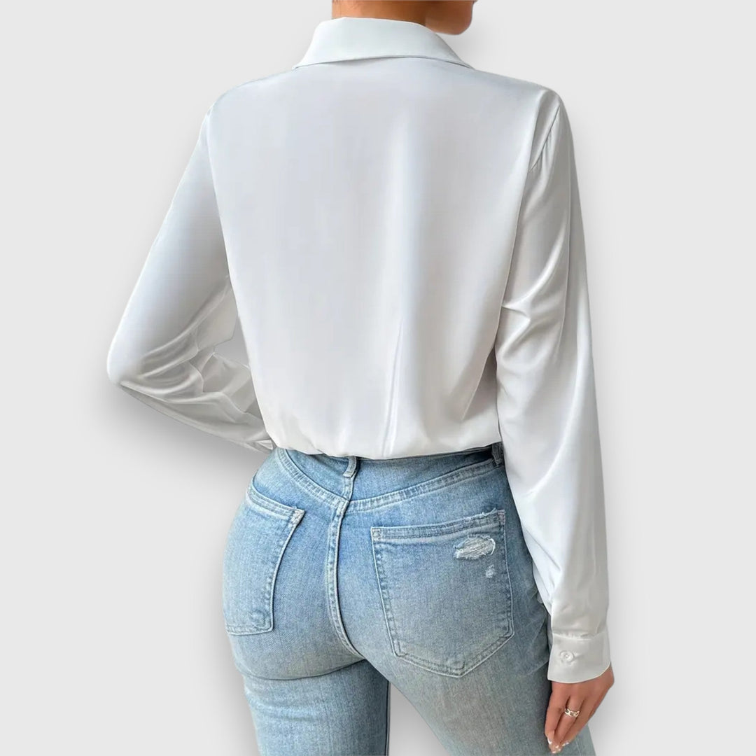 Amira – Eleganter Hemd-Body