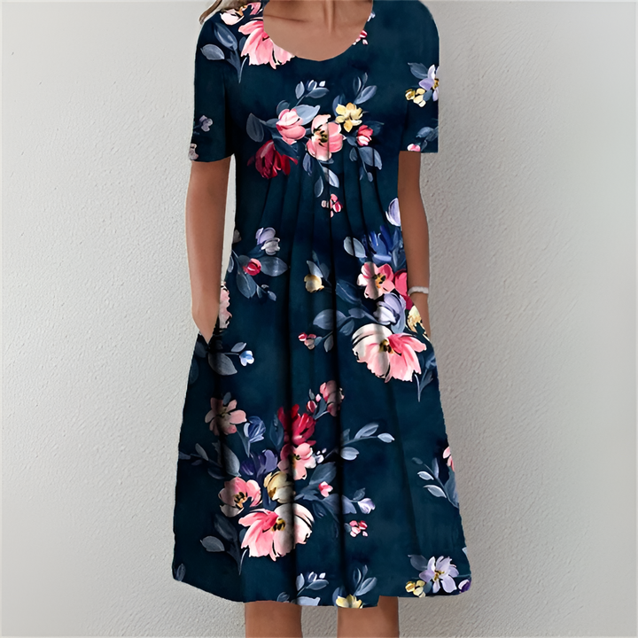 Noemi | Handgefertigtes Blumenkleid