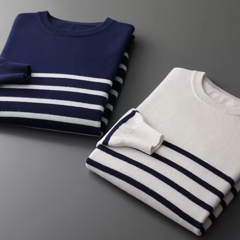 Mariner Pure Wool Striped Sweater