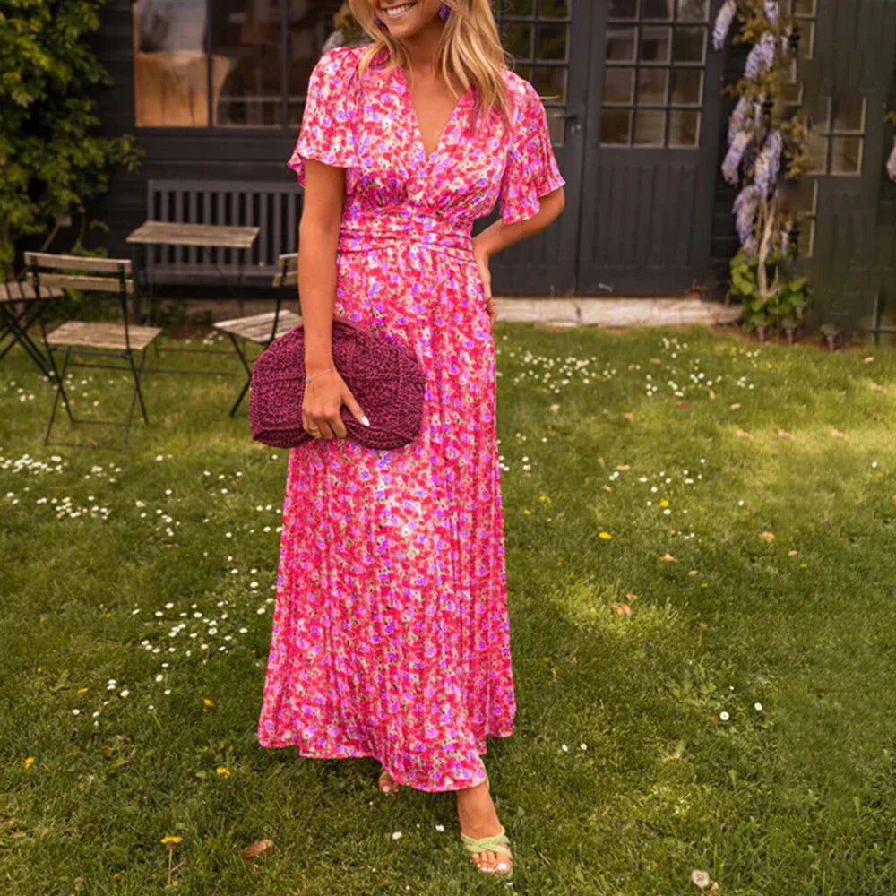 Adele | Sommerkleid mit V-Ausschnitt