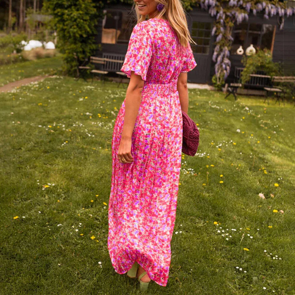 Adele | Sommerkleid mit V-Ausschnitt