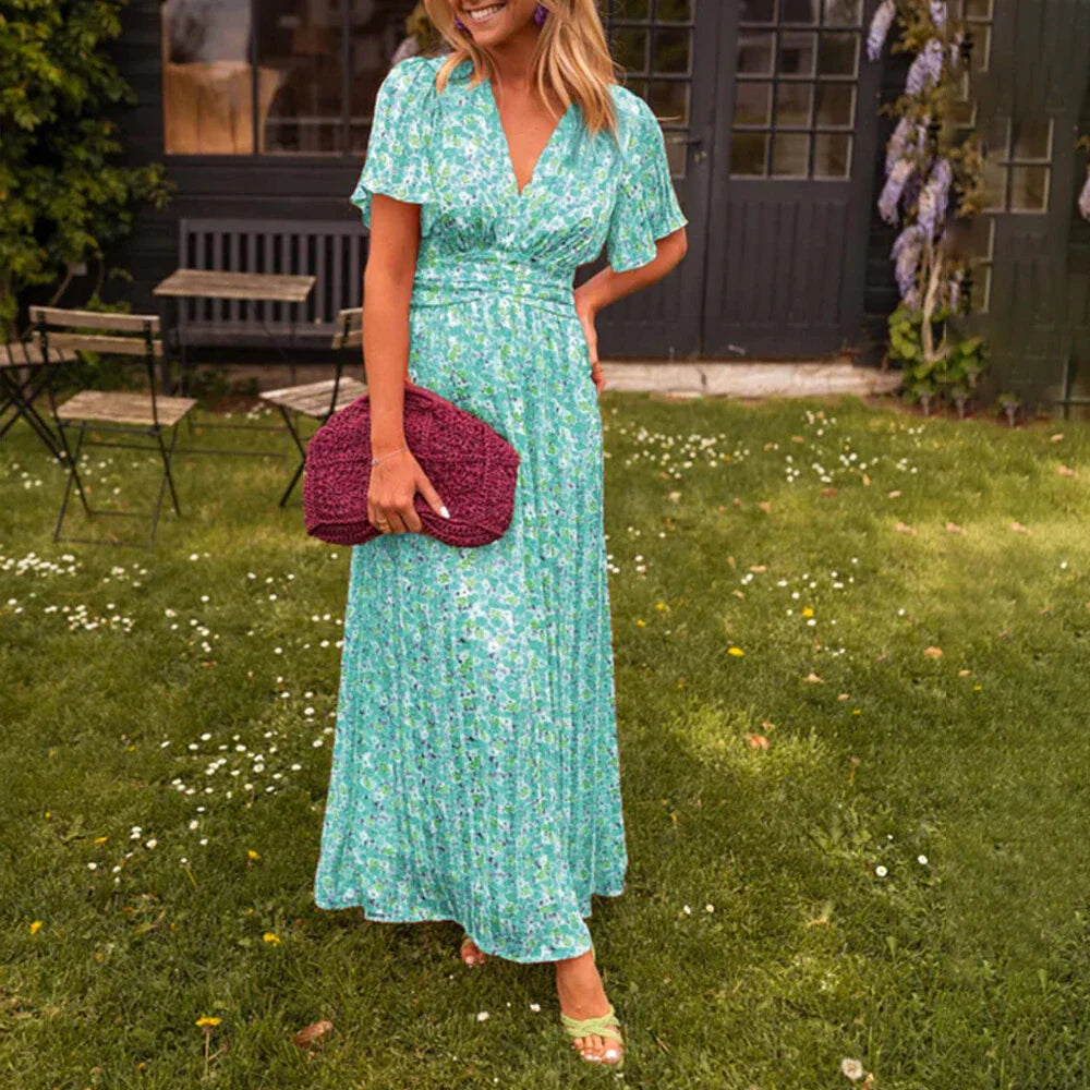 Adele | Sommerkleid mit V-Ausschnitt