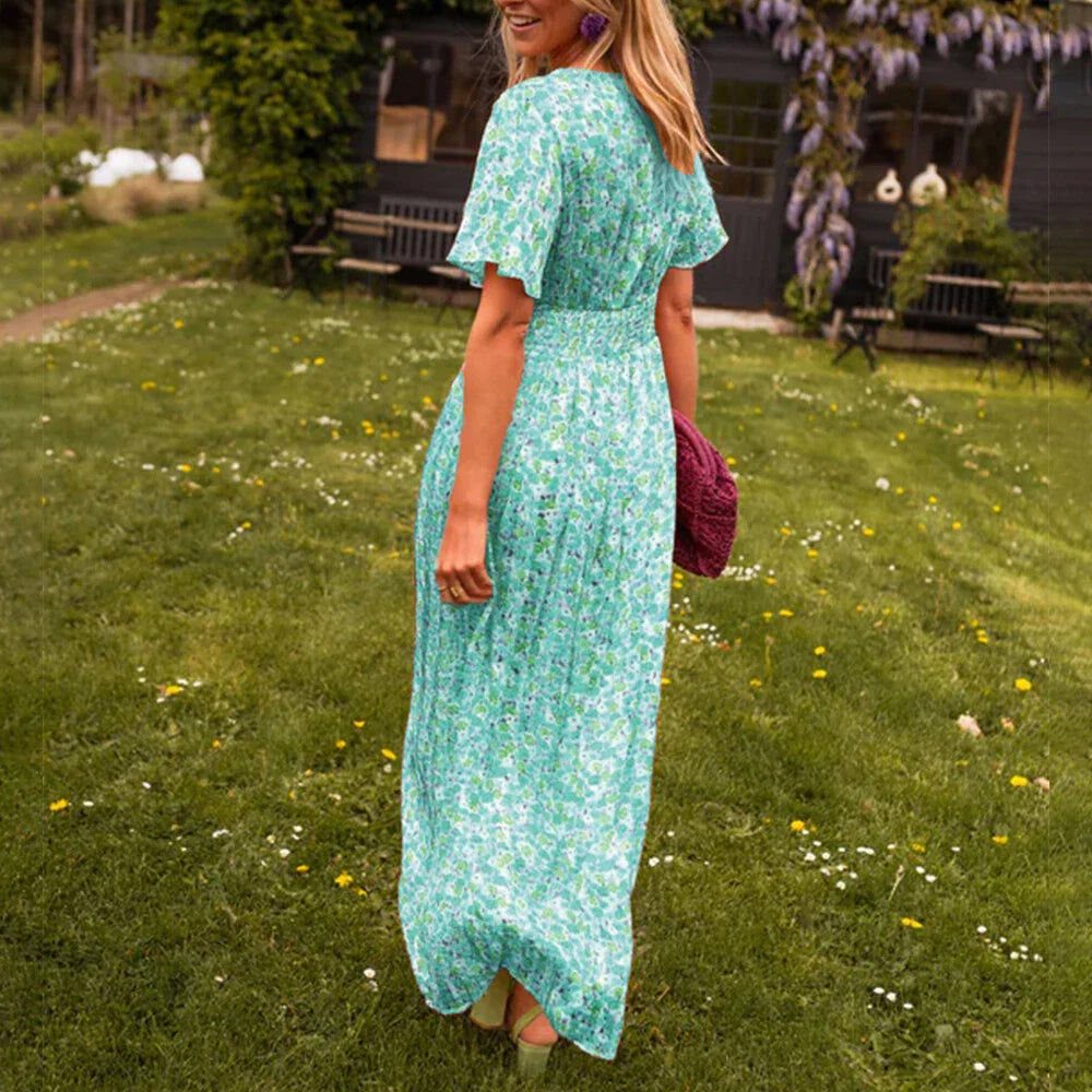 Adele | Sommerkleid mit V-Ausschnitt