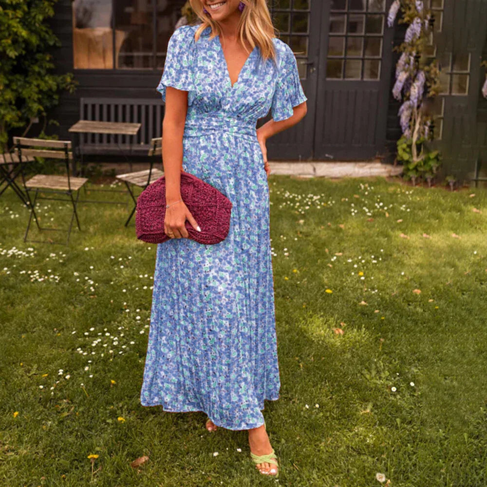 Adele | Sommerkleid mit V-Ausschnitt