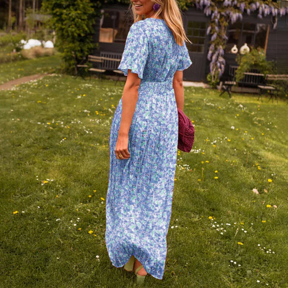 Adele | Sommerkleid mit V-Ausschnitt