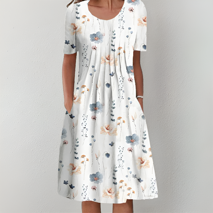 Noemi | Handgefertigtes Blumenkleid