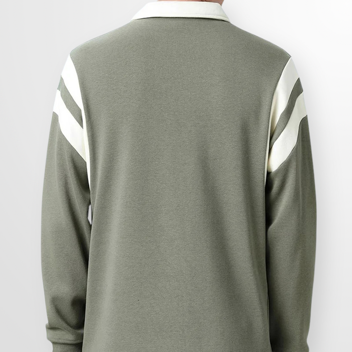 Weston Cotton Quarter-Zip Polo Sweater